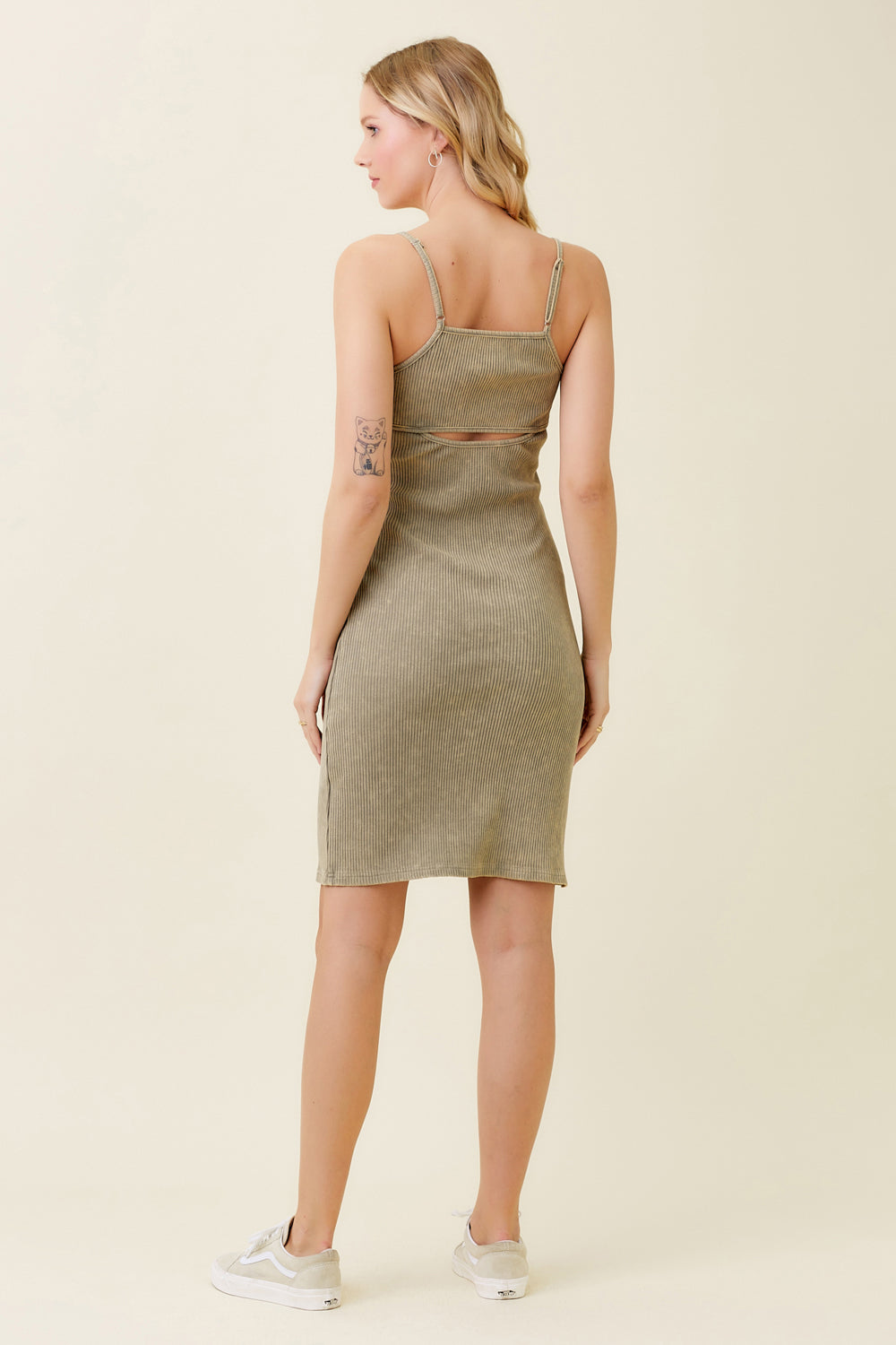 Olive Day Dress