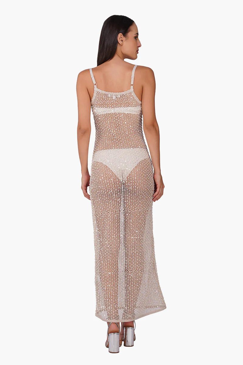 Pearl Luxe Long Dress