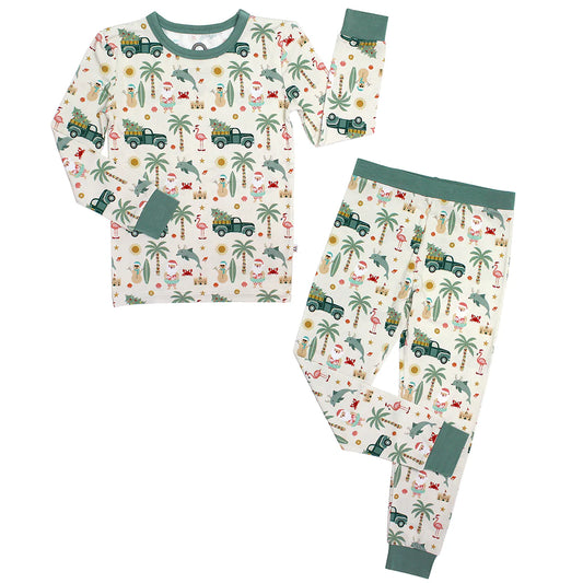 Coastal Christmas Bamboo Pajamas